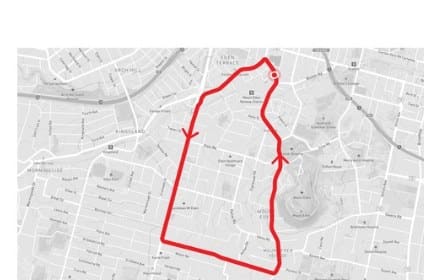 Grange Hill route map